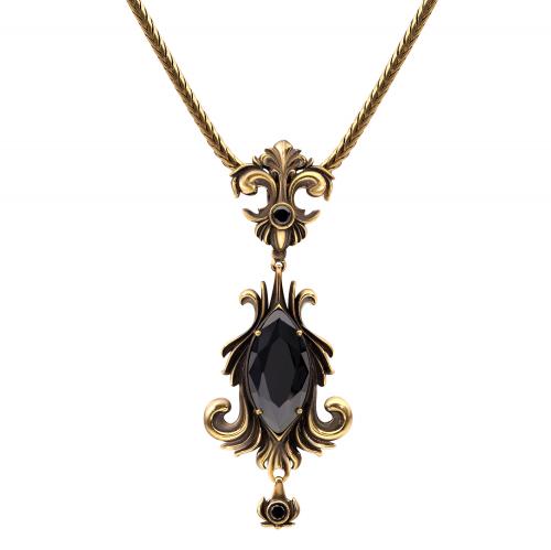 СO190520 NERO  Подвеска BAROCCO  Fiore di Firenze
