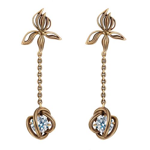 OR0947 Серьги CORDA Fiore di Firenze