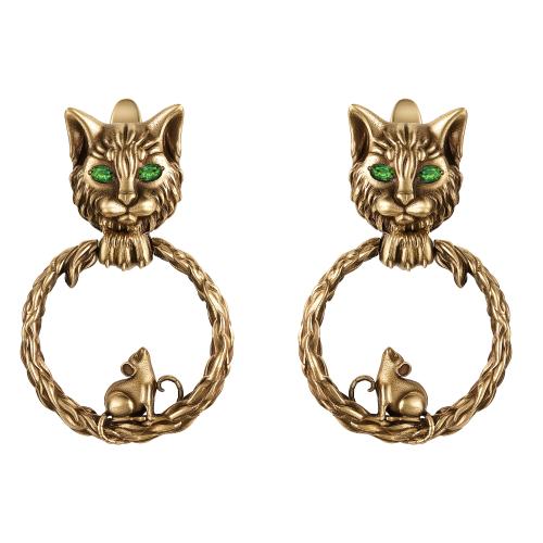 OR3201 Серьги GATTO E TOPO Fiore di Firenze
