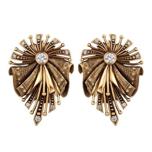 OR3352 CRYSTAL Серьги ZIMARRA Fiore di Firenze