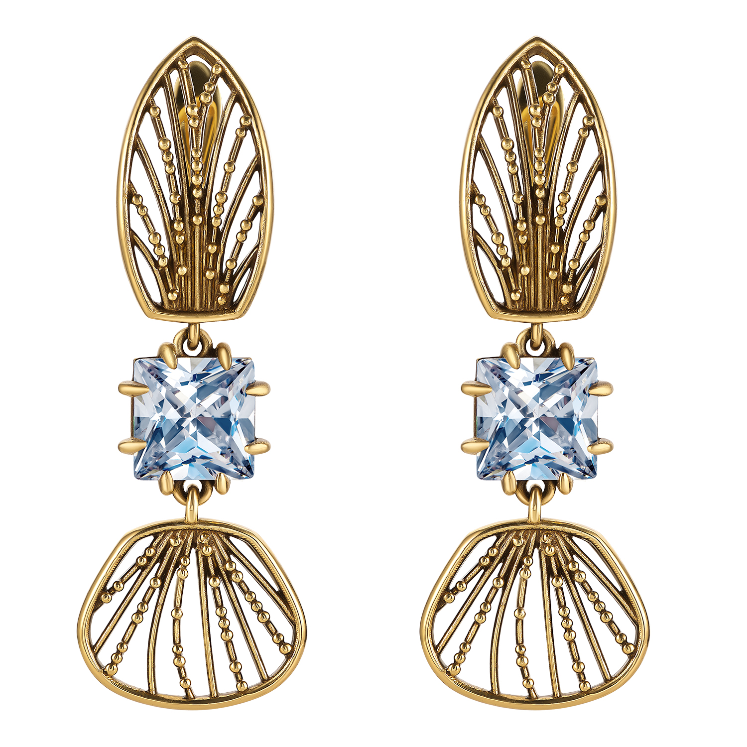 OR6301 CRYSTAL Серьги ERBARIO PICCOLO Fiore di Firenze