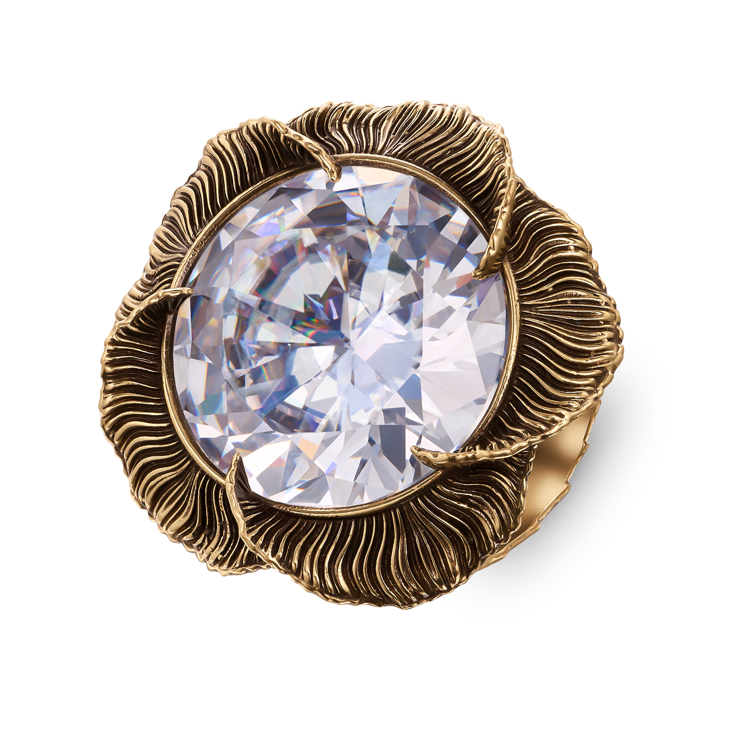 AN1738 CRYSTAL Кольцо CALEIDOSCOPIO DI FIORI Fiore di Firenze