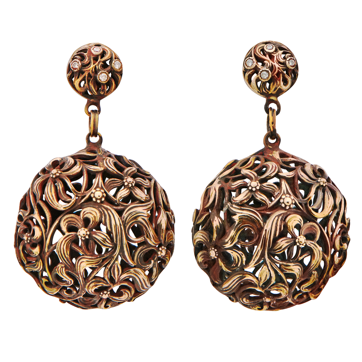 OR1901 Серьги PALLA DI FIORI Fiore di Firenze