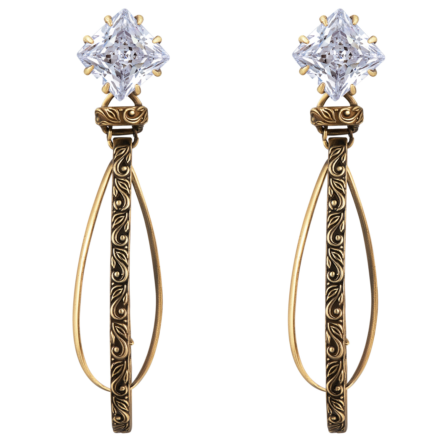 OR1605 CRYSTAL Серьги VIVIENNE Fiore di Firenze