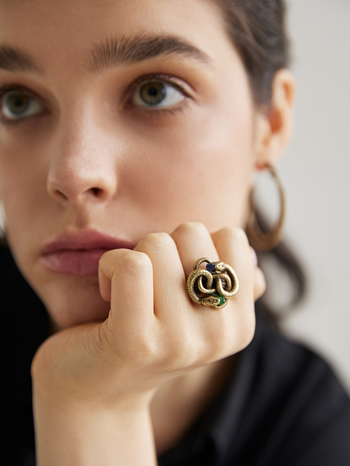 AN2403 Кольцо SERPENTI Fiore di Firenze