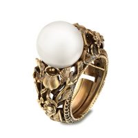 AN1803 PEARL Кольцо Mazzo di fiori Fiore di Firenze