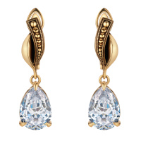 OR0433 CRYSTAL PIC Серьги SFARFALLIO  Fiore di Firenze