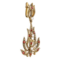 OR1750 GRANATO Серьги Scintille Fiore di Firenze