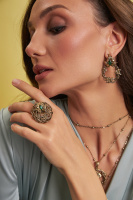 OR9305  Серьги MASCHERA FLOREALE  Fiore di Firenze