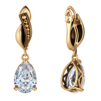 OR0433 CRYSTAL PIC Серьги SFARFALLIO  Fiore di Firenze