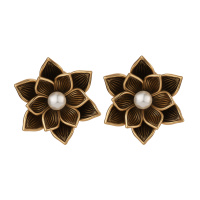 OR0320 Серьги пусеты LOTO Fiore di Firenze