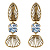 OR6301 CRYSTAL Серьги ERBARIO PICCOLO Fiore di Firenze