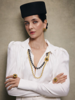 GOR001-26240 ANTRACITE 1029 Серьги TURBANTE