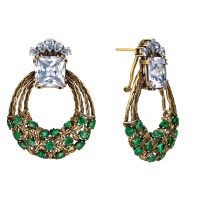 OR7701 CRYSTAL Серьги ALLORO Fiore di Firenze