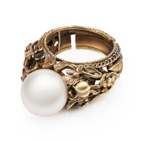 AN1803 PEARL Кольцо Mazzo di fiori Fiore di Firenze