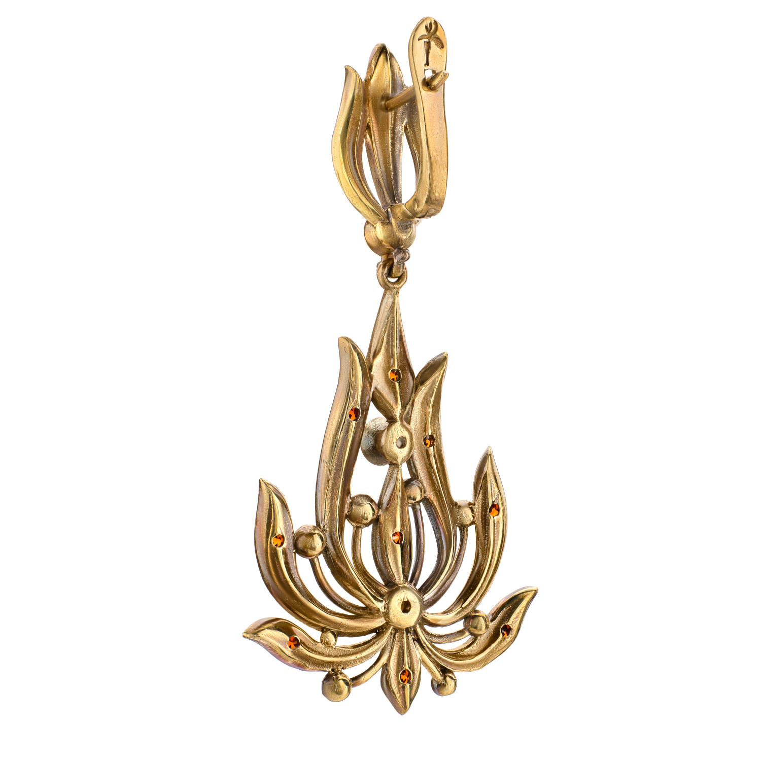 OR1750 GRANATO Серьги Scintille Fiore di Firenze