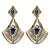 OR310721 TANZANITE Серьги RAGNO ART DECO Fiore di Firenze