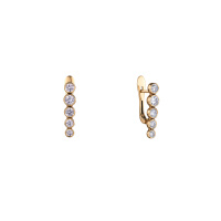 OR6365 SH CRYSTAL Серьги SPIGHETTA Fiore di Firenze
