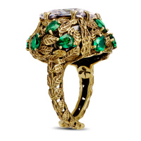 AN7701 CRYSTAL Кольцо ALLORO Fiore di Firenze