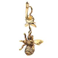 OR2004 CRYSTAL Серьги Bumblebee sul trifoglio Fiore di Firenze