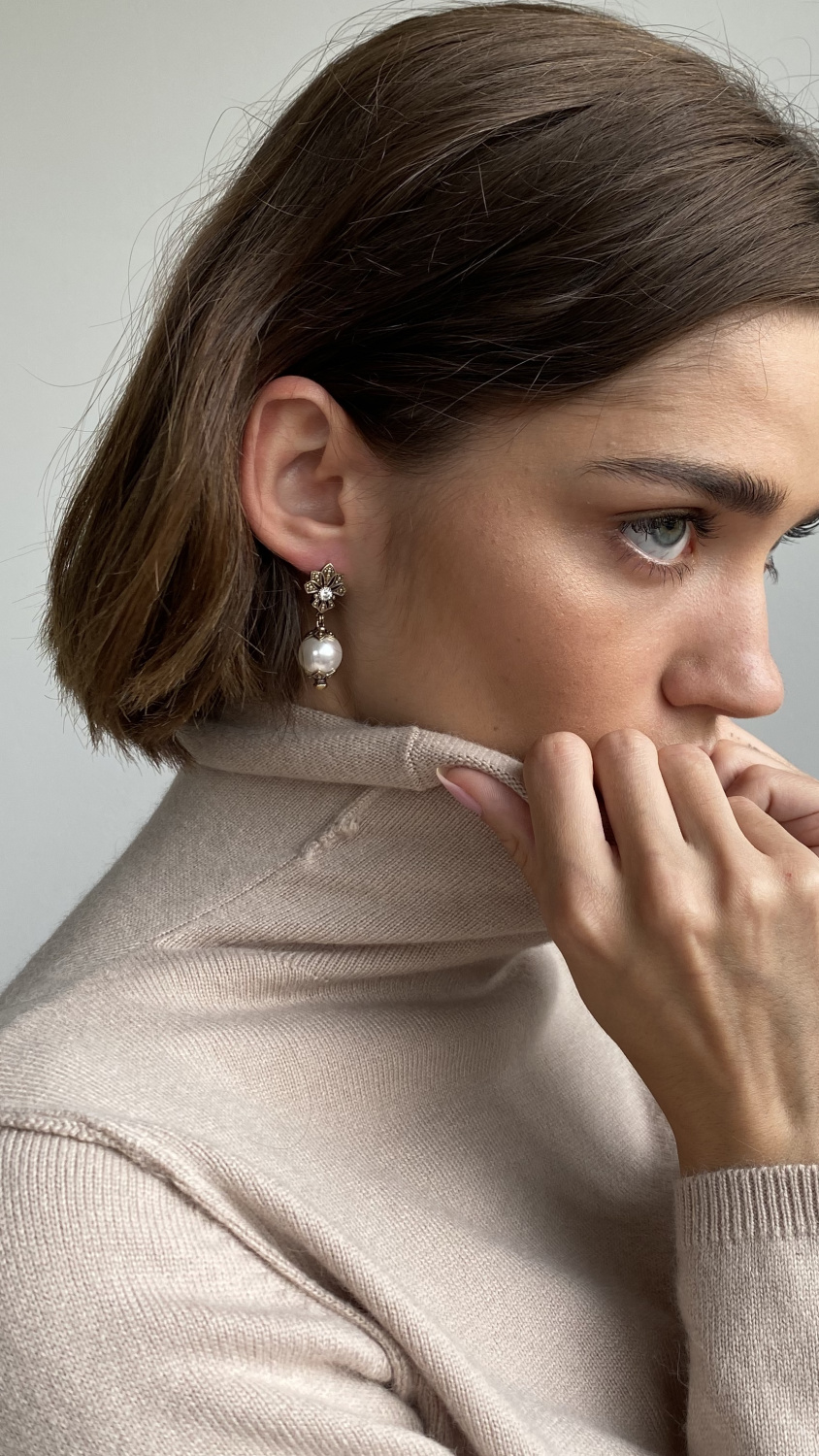 OR2320 PEARL Серьги Iris Fiorentino Fiore di Firenze