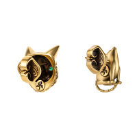 OR3202 Серьги пусеты GATTO E TOPO Fiore di Firenze