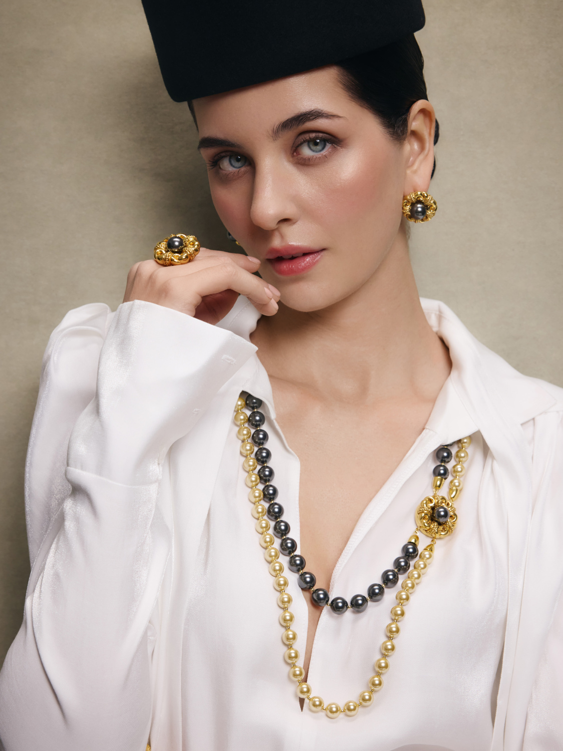 GOR001-26240 ANTRACITE 1029 Серьги TURBANTE