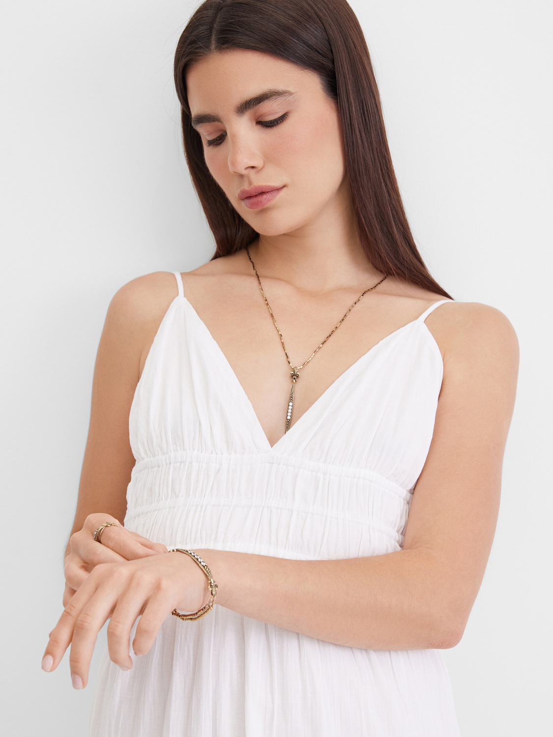 CO6377 CRYSTAL Колье IL SPADA  Fiore di Firenze