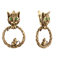 OR3201 Серьги GATTO E TOPO Fiore di Firenze